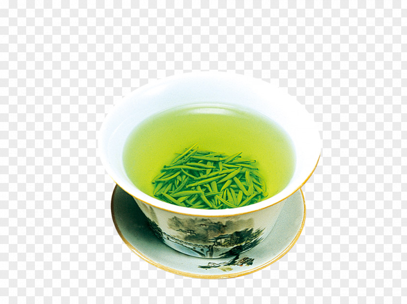 Green Tea Junshan Yinzhen Longjing Chawan PNG