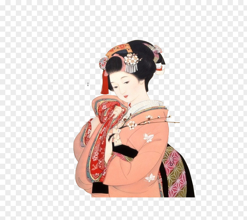 Japan's Creative Ji Videos Japanese Art Painting Ukiyo-e Illustration PNG