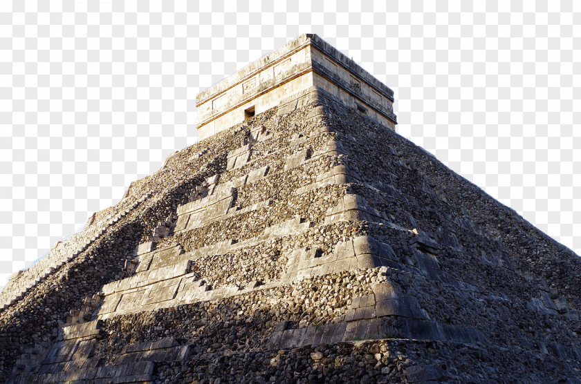 Pyramid El Castillo, Chichen Itza Maya Civilization Temple Photography PNG