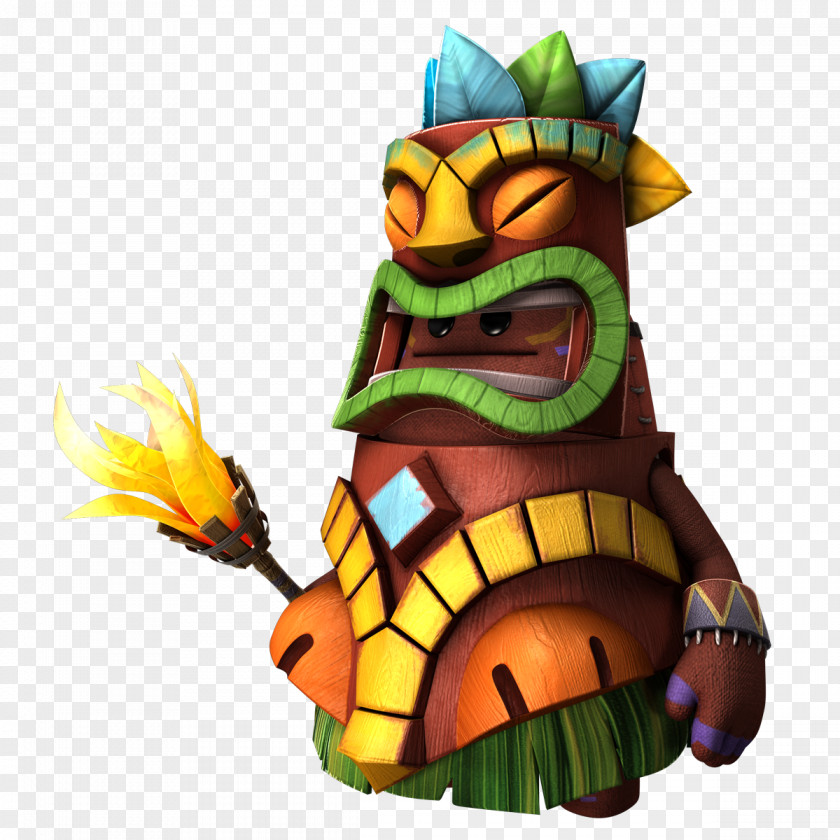 Tiki LittleBigPlanet Hawaiian Lei PNG