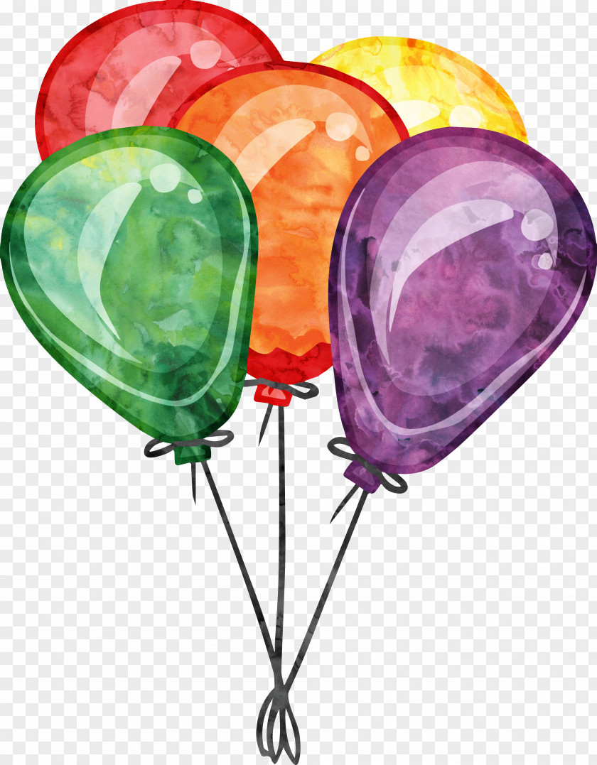 Birthday Party Balloons Balloon Clip Art PNG