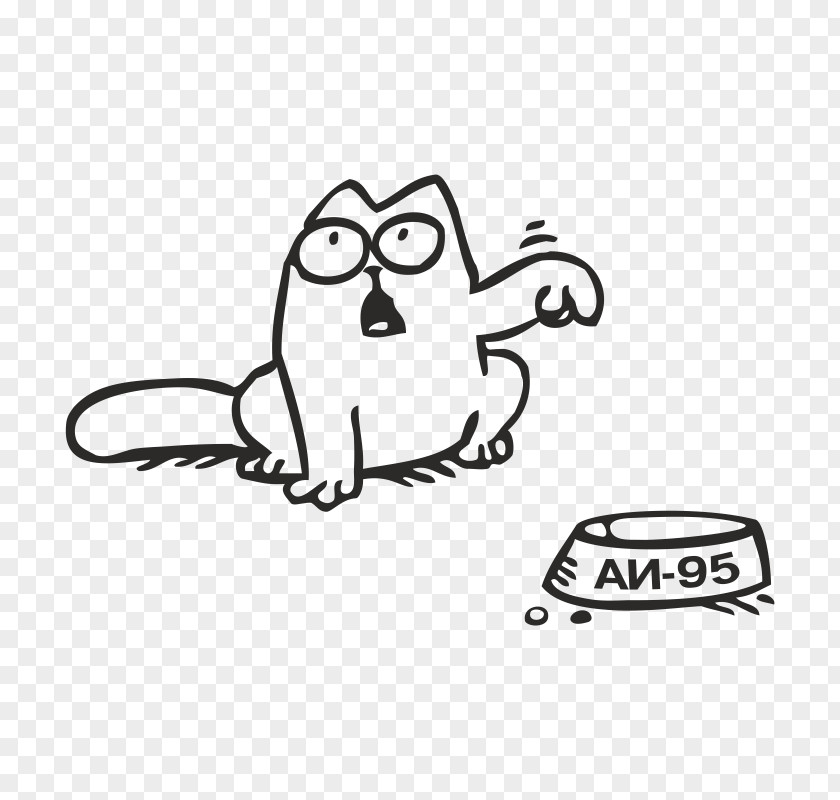 Cat Simon's Cat: Beyond The Fence Decal Sticker Humour PNG