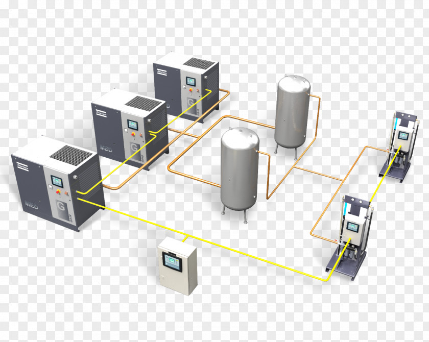 Compressor Compressed Air System Automation PNG