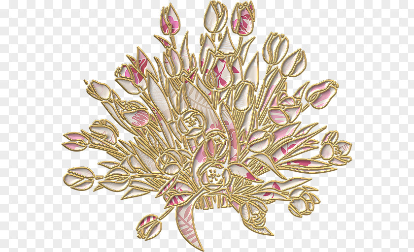 Flower Brooch PNG