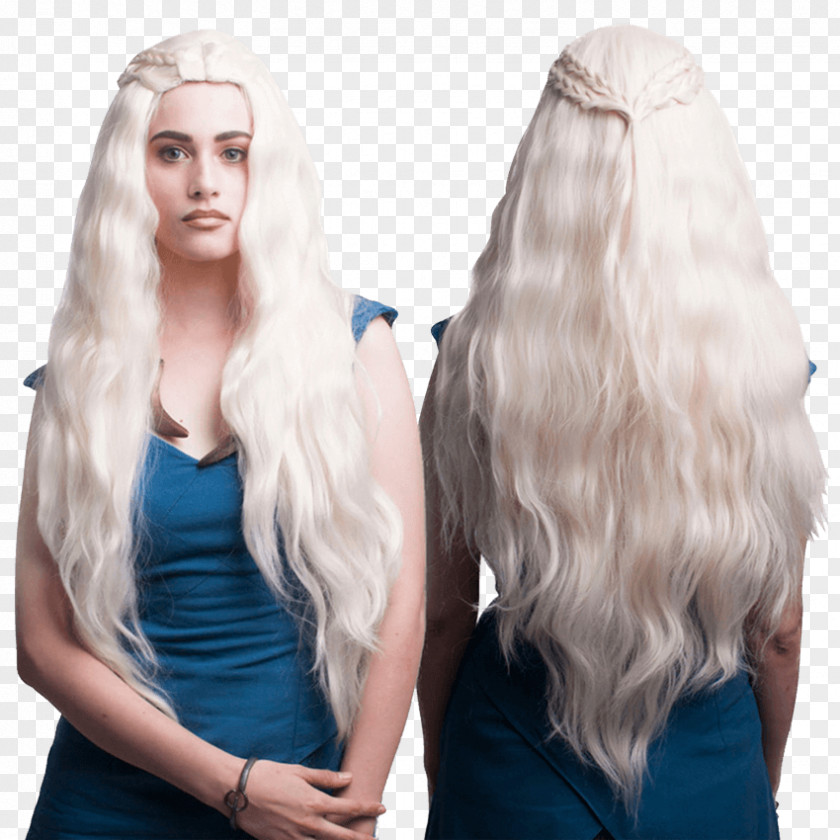 Game Of Thrones Daenerys Targaryen Blond House Wig PNG