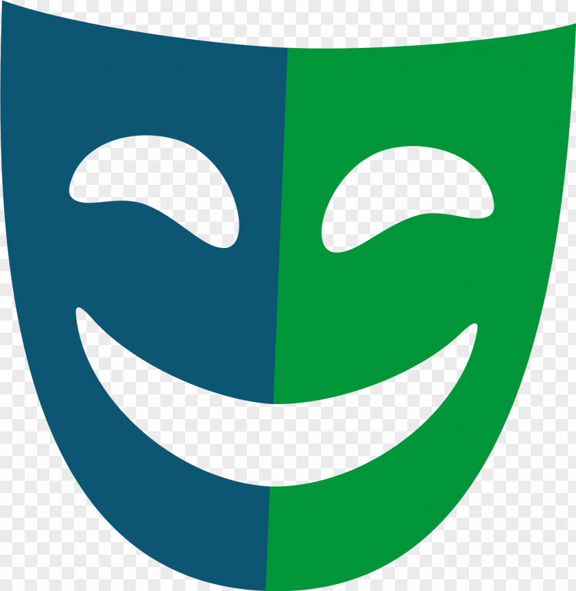 Green Cartoon Mask Drawing PNG