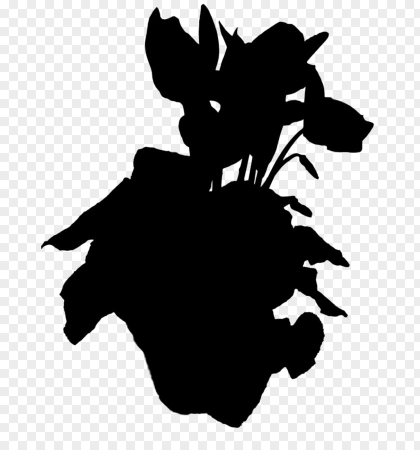 Leaf Clip Art Character Flower Silhouette PNG