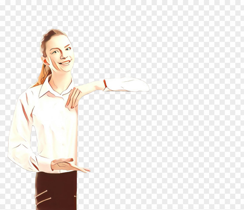 Uniform Smile White Standing Arm Gesture Shoulder PNG