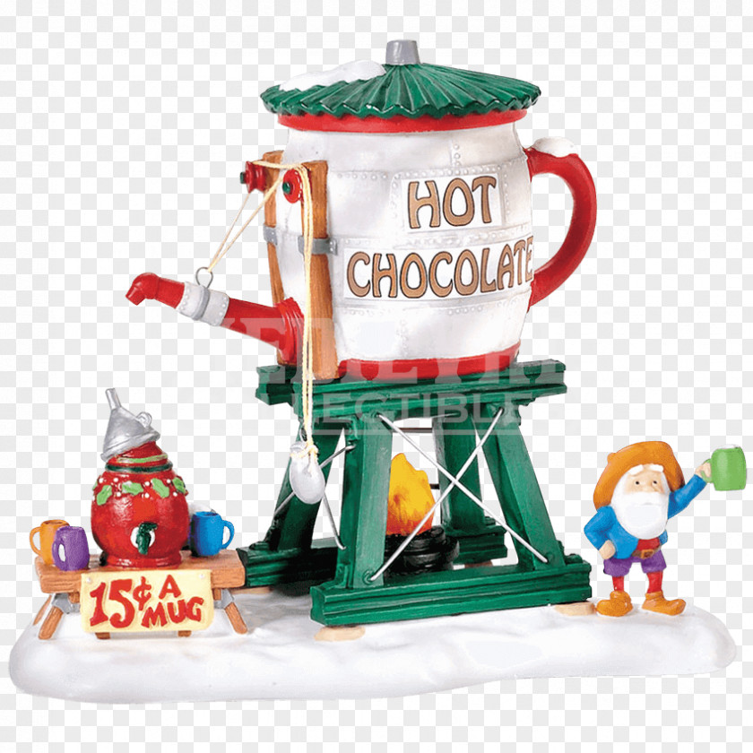 Valentine Hot Chocolate Favors Department 56 North Pole Village Tower Santa Claus Santa's Cocoa Cafe 4020207 PNG