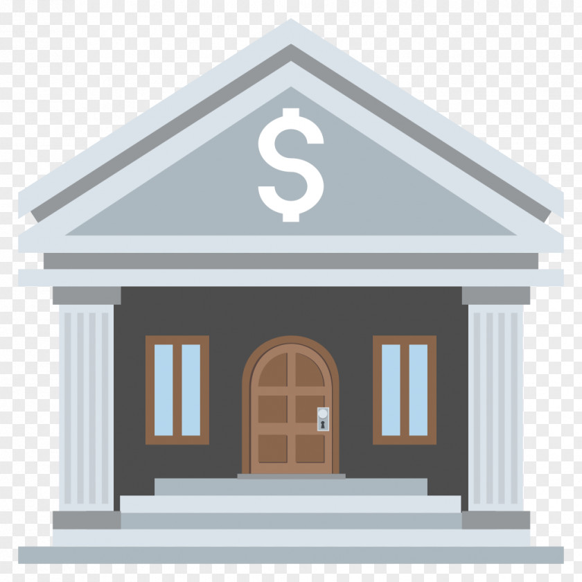 Bank Emoji Domain Text Messaging Money PNG