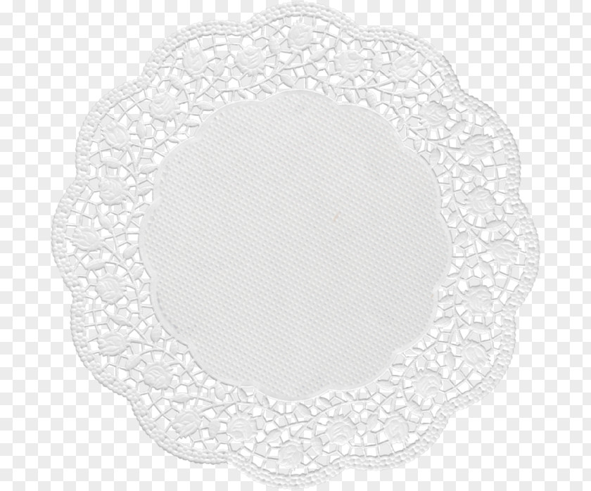Place Mats Doily Oval PNG