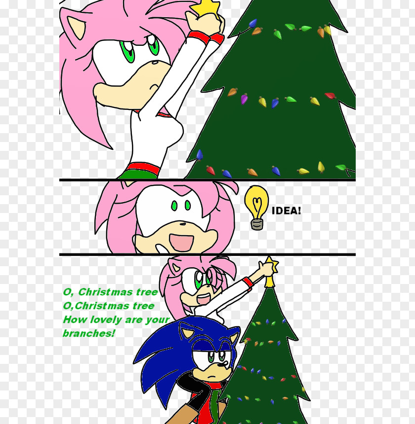Tree Up Christmas Happiness Cartoon Clip Art PNG