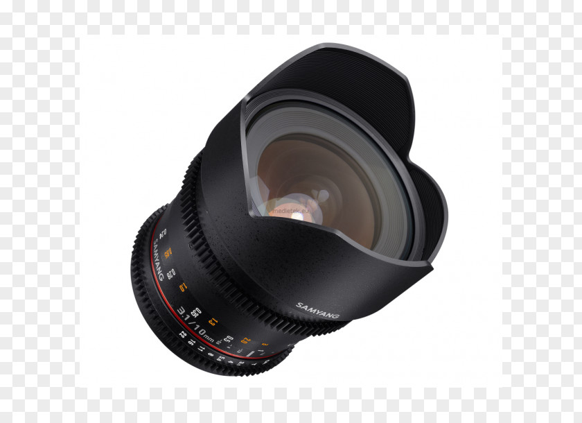 Camera Lens Samyang 10mm F/2.8 ED AS NCS CS Optics Micro Four Thirds System Sony E-mount PNG