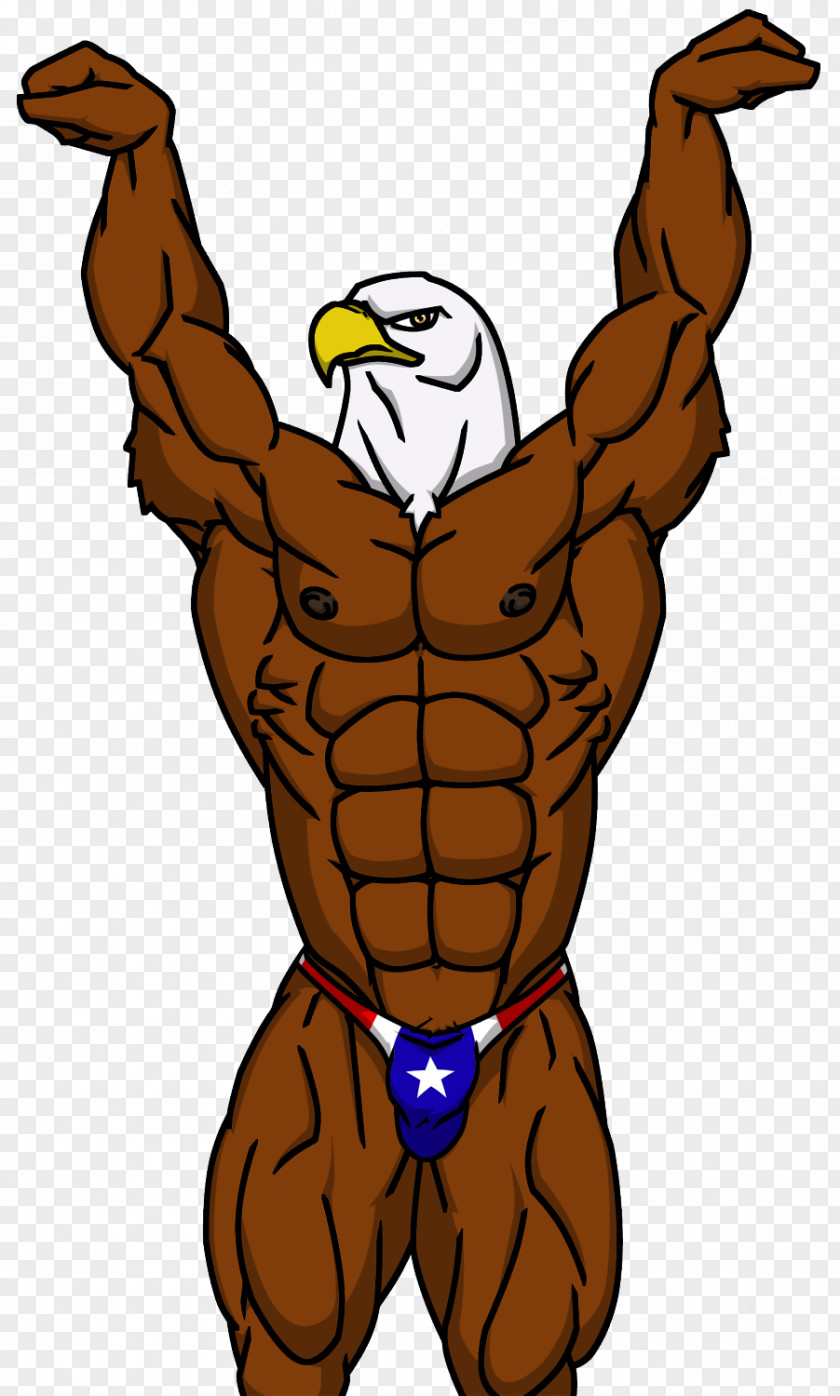 Eagle Muscle Arm Bodybuilding Art Furry Fandom PNG