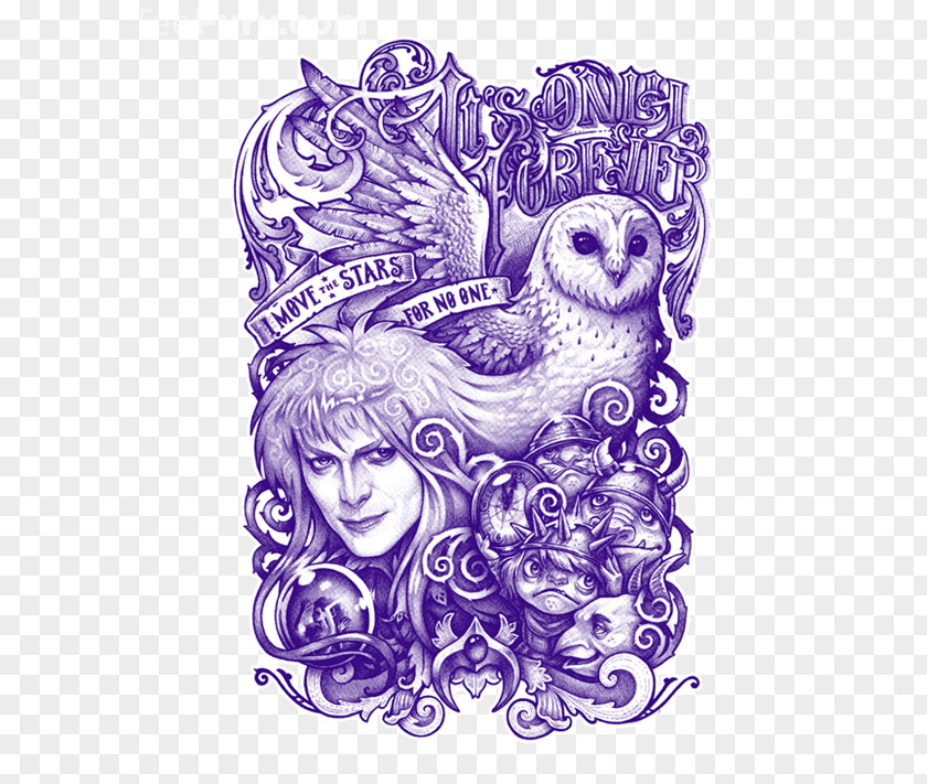 Purple Wreaths Jareth Margot Tenenbaum Goblin Art PNG