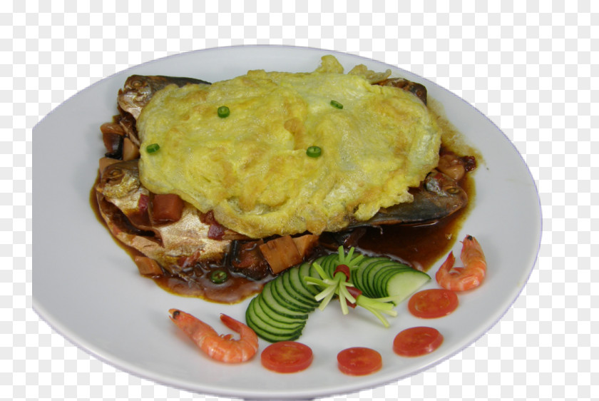 Scrambled Eggs Steamed Fish Omelette Full Breakfast Vegetarian Cuisine Steaming PNG