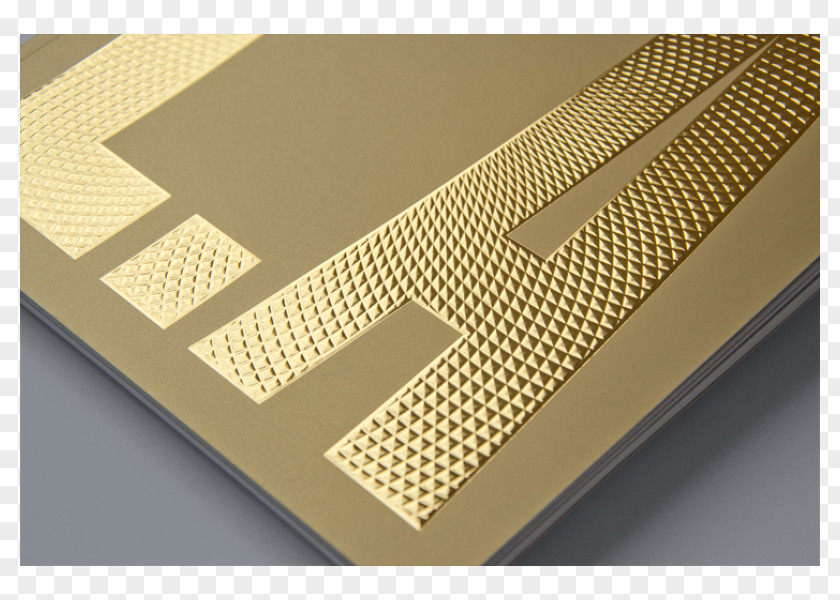 Gold Foil Stamping Paper Embossing Printing PNG