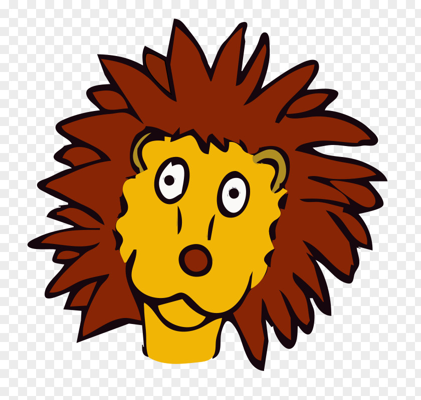 Lion Head Lionhead Rabbit Cartoon Clip Art PNG