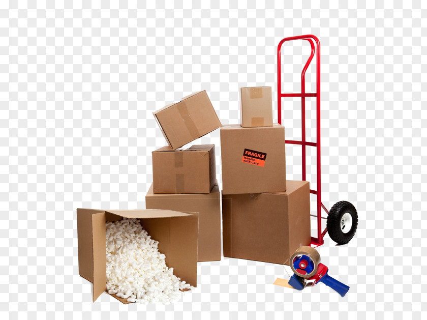 Packing Material Mover Relocation Box Hand Truck U-Haul PNG