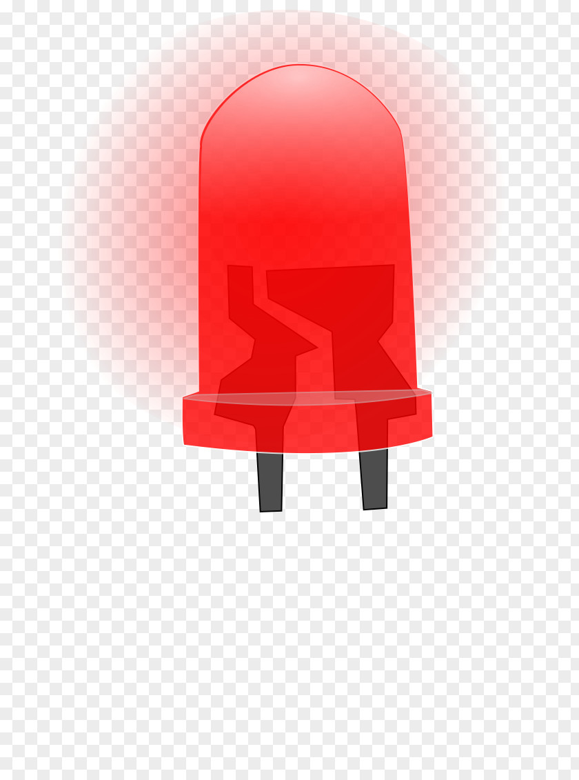 Red Light Light-emitting Diode LED Lamp Incandescent Bulb Clip Art PNG