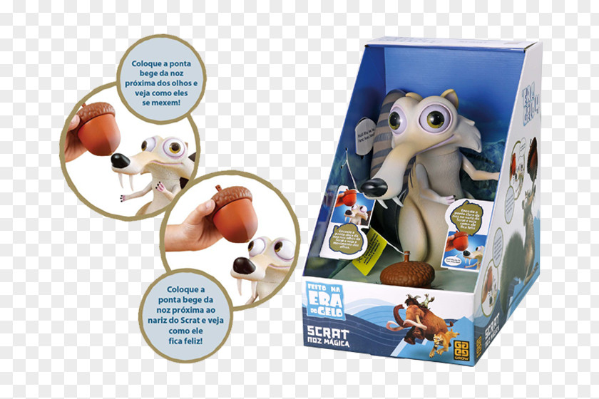 Scrat Manfred Sid Ice Age Toy PNG