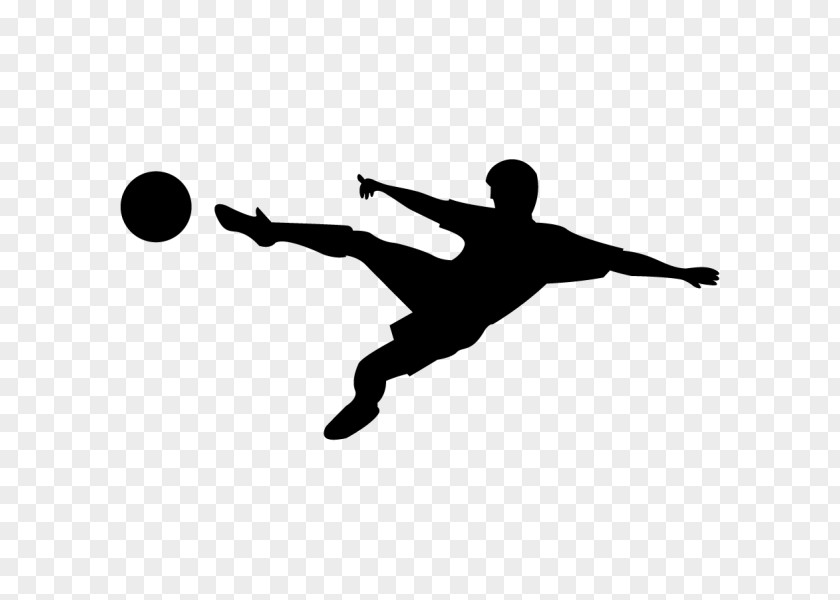 Silhouette Soccer Football Player Sport Wall Decal Athlete PNG