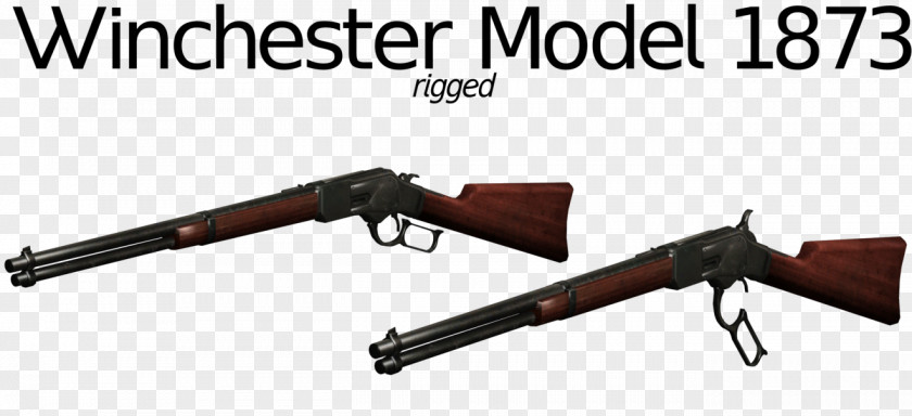 Weapon Trigger Firearm Ranged Gun Winchester Model 1873 PNG