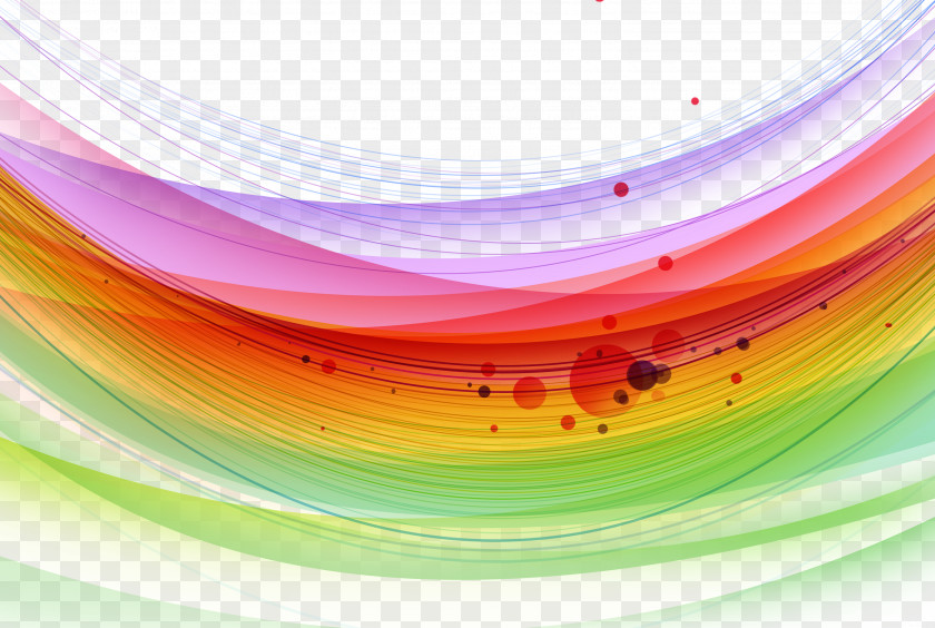 Colored Lines Line Curve Download PNG