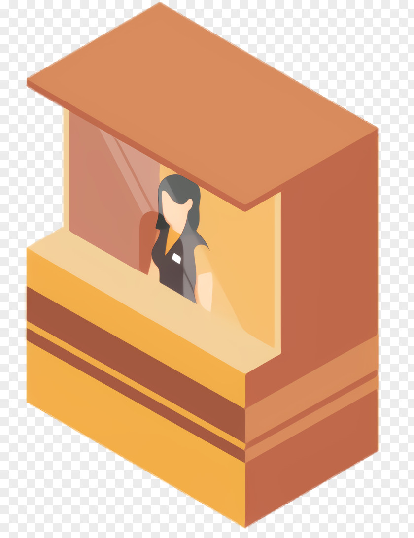 Penguin Shipping Box Background PNG