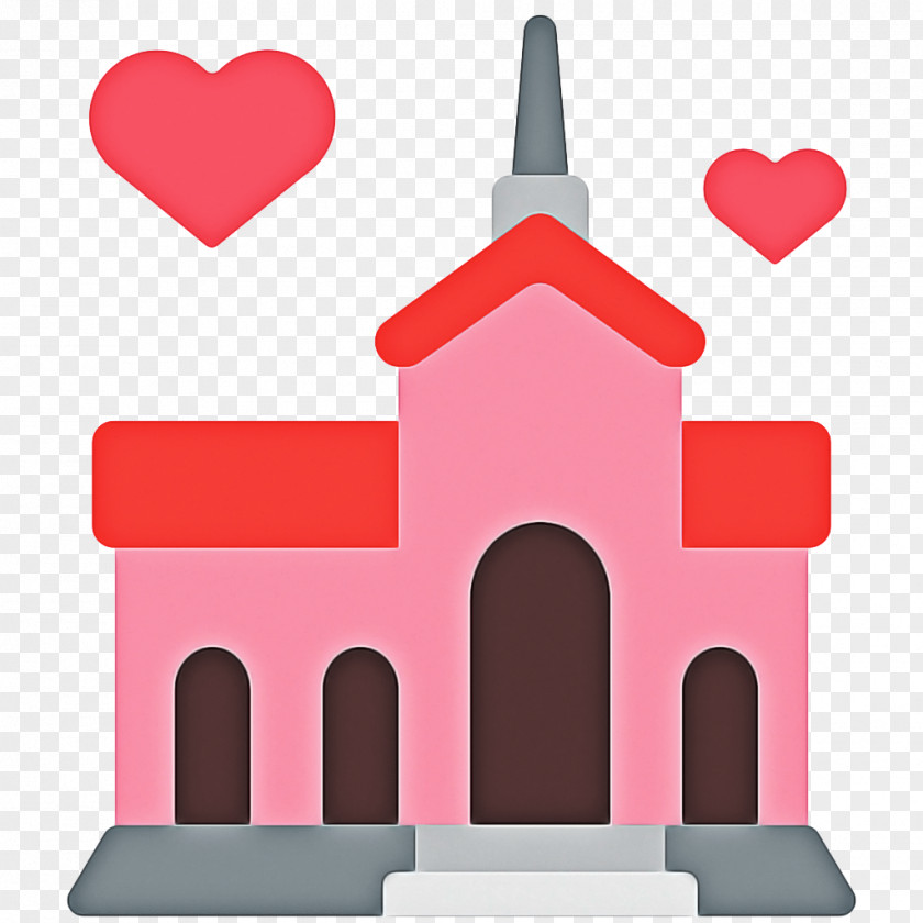 Roof Brick Background Heart Emoji PNG