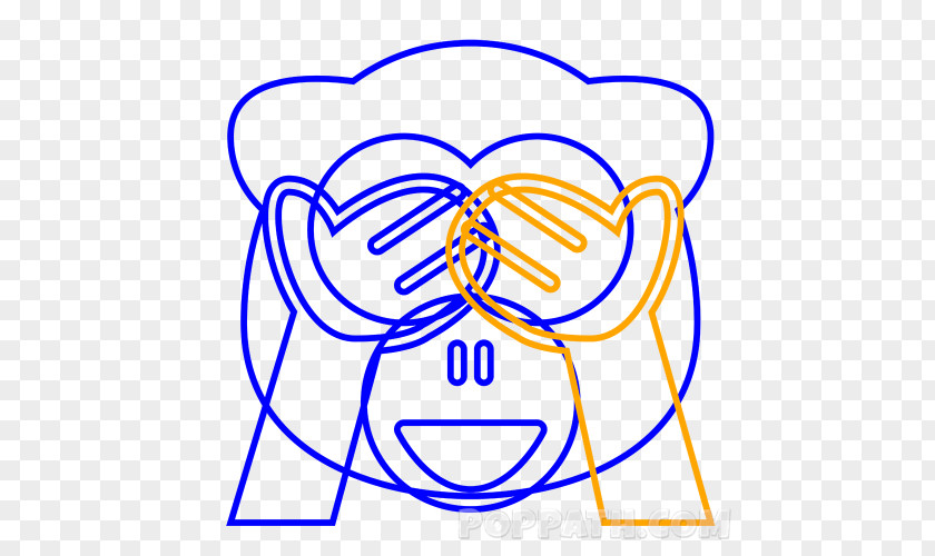 Three Wise Monkeys Emoji Evil Drawing PNG