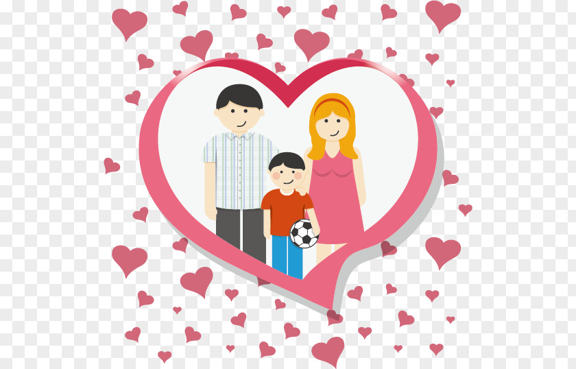Vector Happy Family Euclidean Illustration PNG