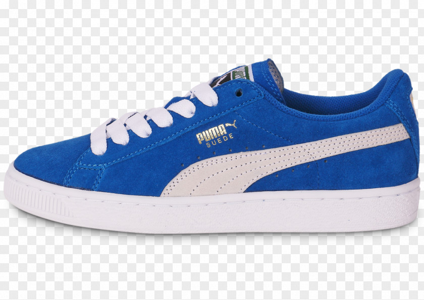 Adidas Sports Shoes Suede Puma Blue PNG