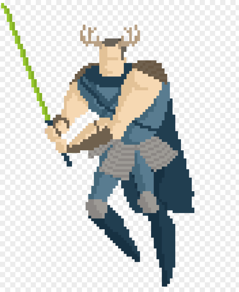 Animation Pixel Art Concept PNG