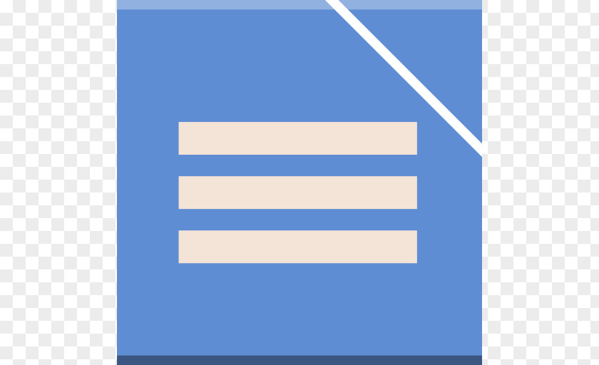 Apps Libreoffice Writer Blue Angle Area Text PNG