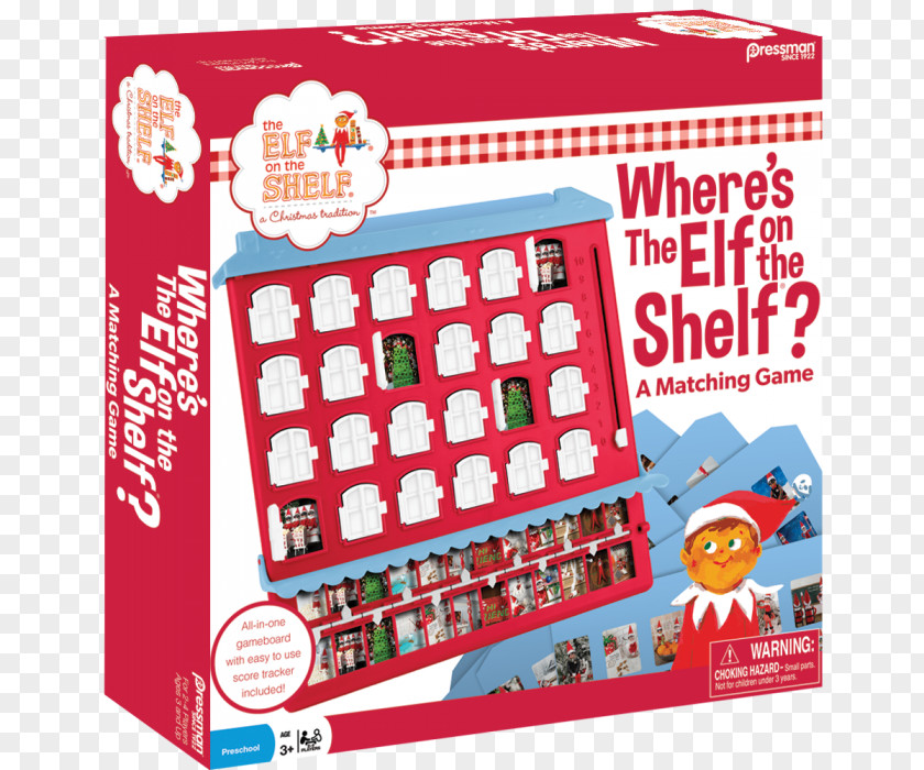 Elf On The Shelf Santa Claus Toy Game PNG