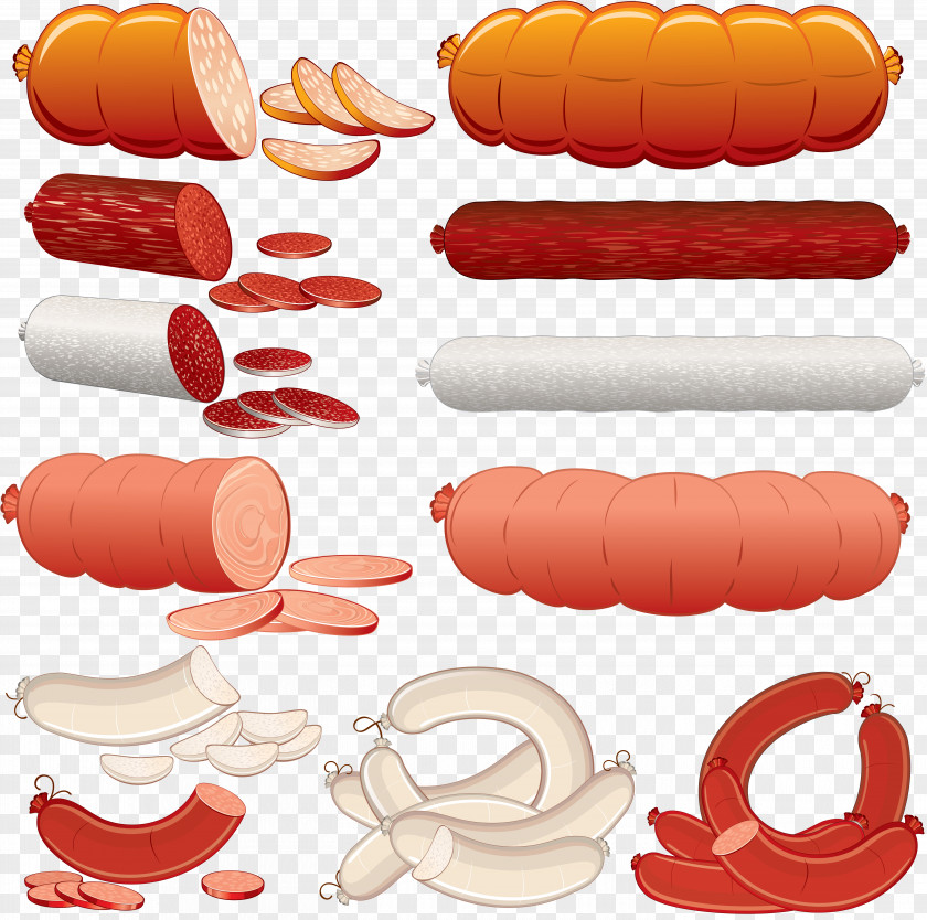 Ham Sausage Sandwich Hot Dog Salami Breakfast PNG