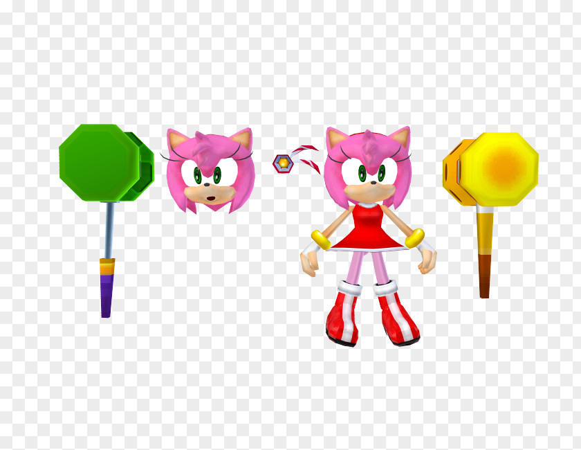 Model Sonic Adventure DX: Director's Cut 2 Amy Rose R PNG