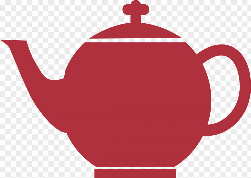 Serveware Small Appliance Teapot Kettle Red Clip Art Tableware PNG