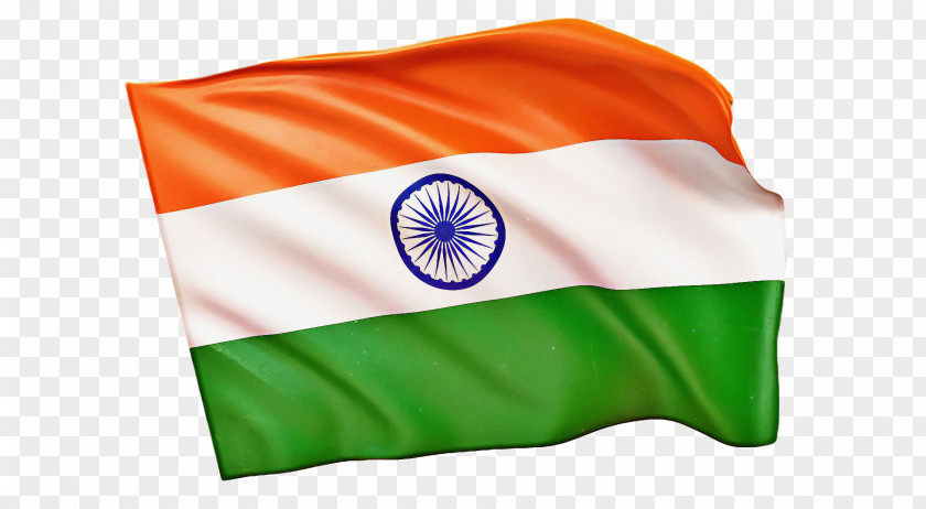 Yellow Orange India Independence Day Background White PNG