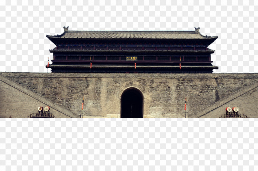 Ancient City Gate Terracotta Army Fortifications Of Xian Giant Wild Goose Pagoda U897fu5b89u660eu57ceu5899 Tang Dynasty PNG