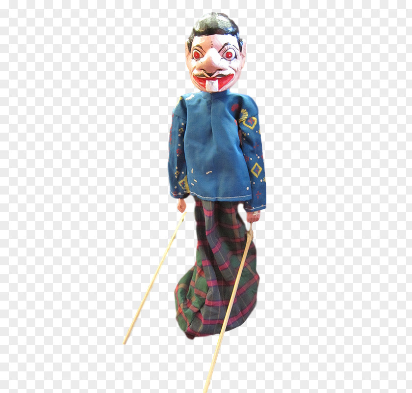 Barong Java Gareng Wayang Doll Rumah Adat PNG