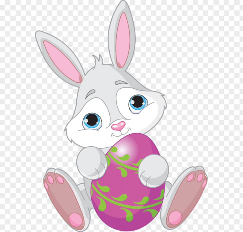 Easter Bunny Egg Clip Art PNG