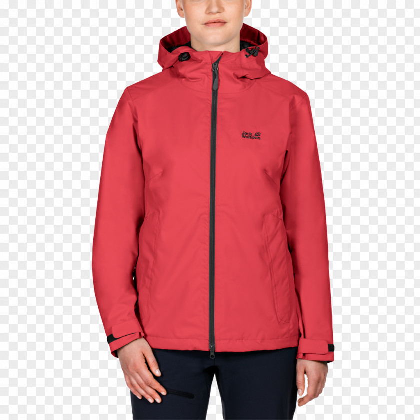 Jacket T-shirt Jack Wolfskin Raincoat PNG