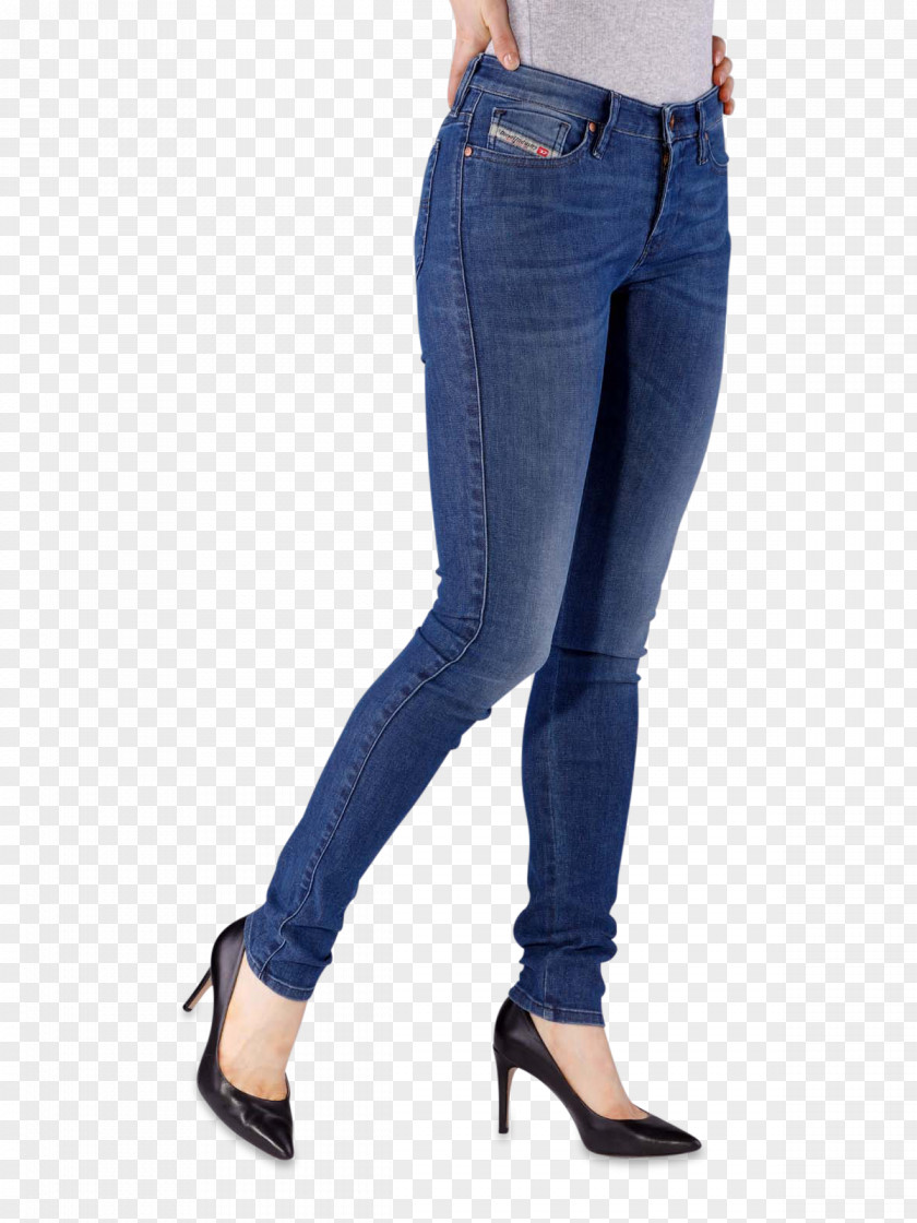 Ladies Jeans Denim Waist Leggings PNG