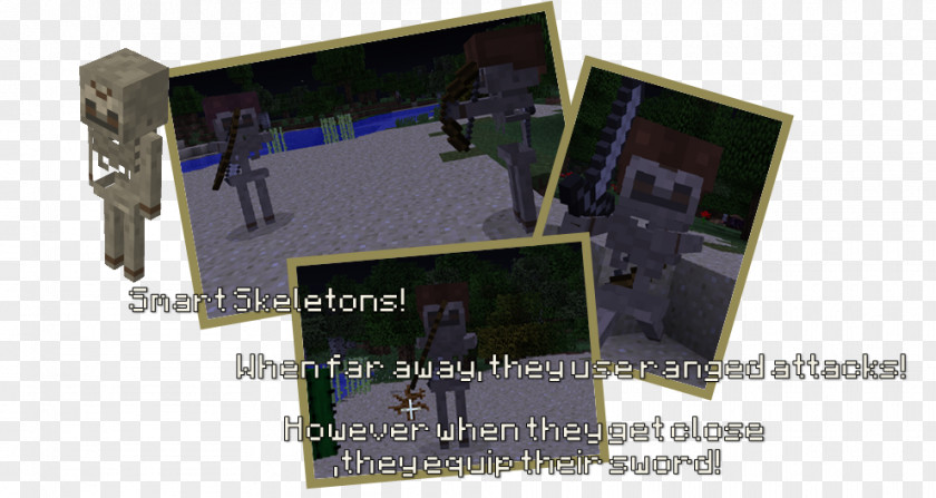 Minecraft Skeleton Mods Mob 爬行者 PNG