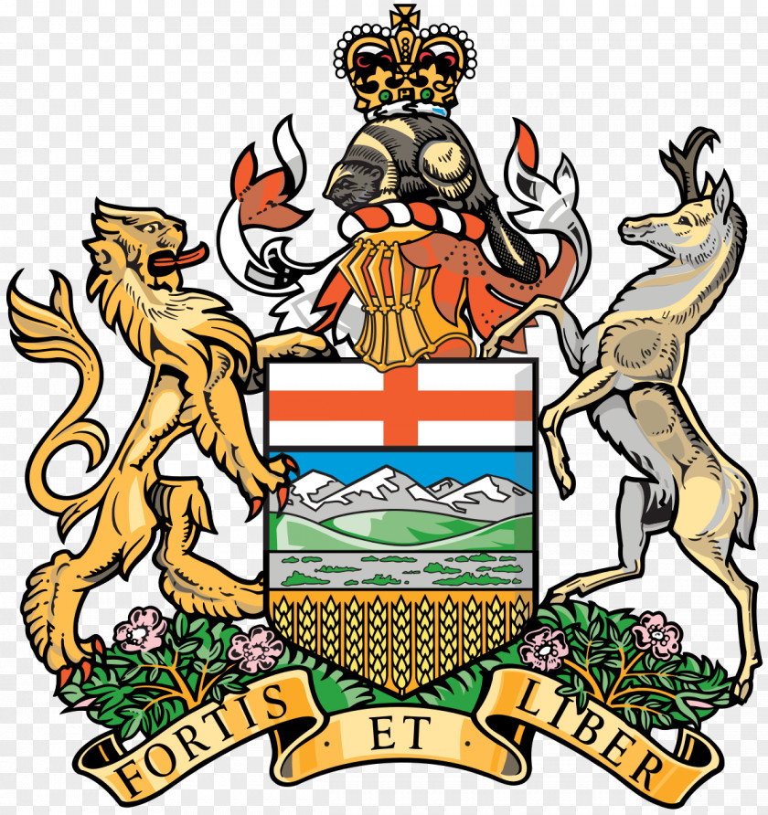Wheat Fealds Coat Of Arms Alberta Monarchy In Crest PNG