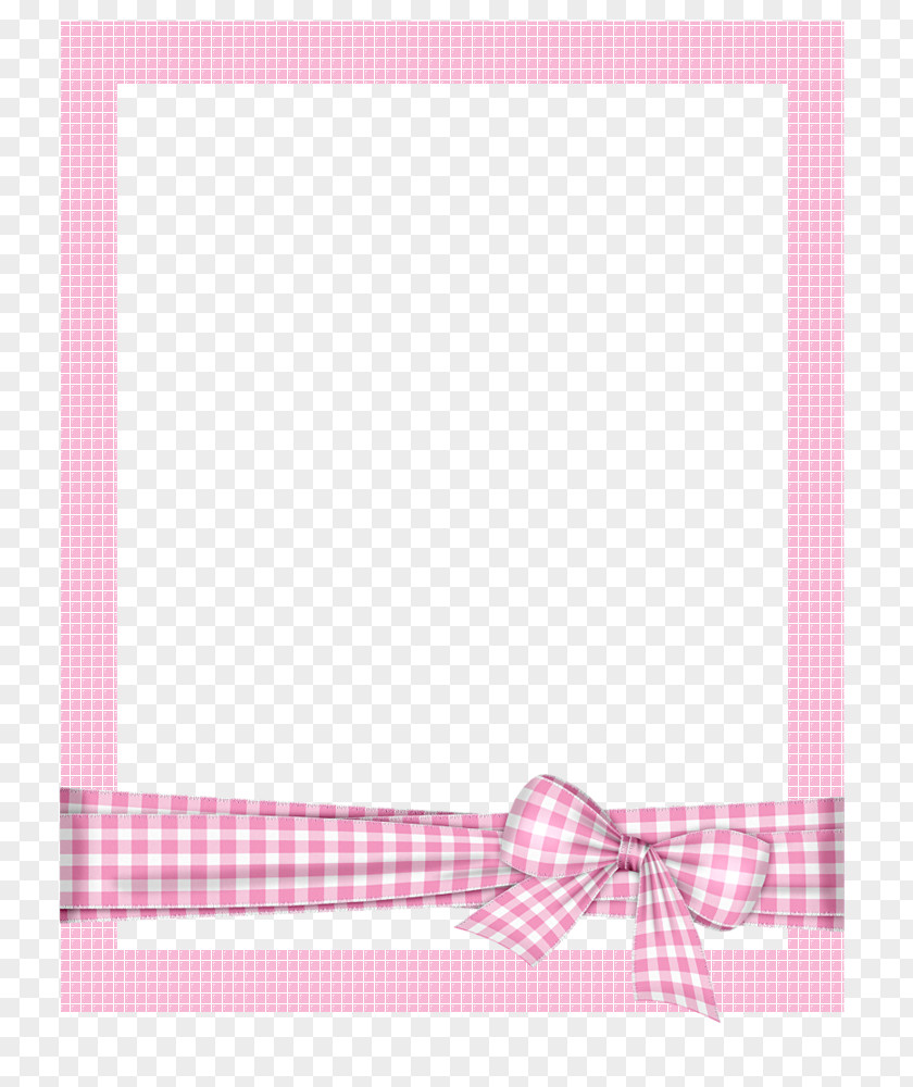 Hand-painted Picture Frame Cartoon Frame,Pink Plaid Photo PNG