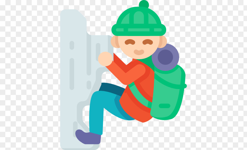 Hiking Icon Clip Art Illustration PNG