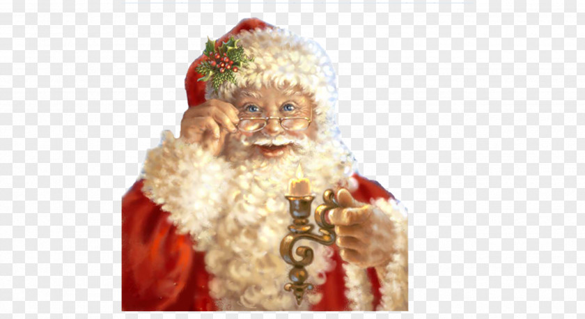 Santa's Watching You Ded Moroz Snegurochka Santa Claus Christmas Card PNG